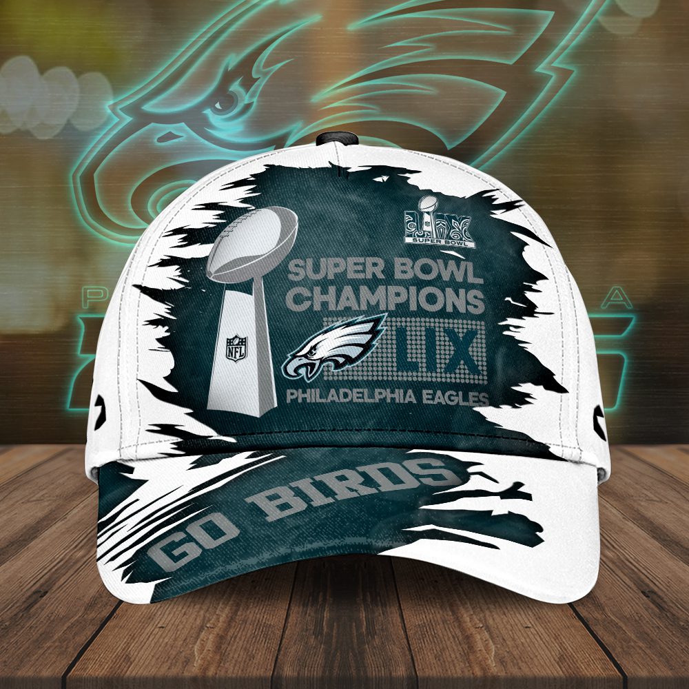 Philadelphia Eagles Nfl Honor Champion Super Bowl Lix 2025 Classic Cap Ccp1004