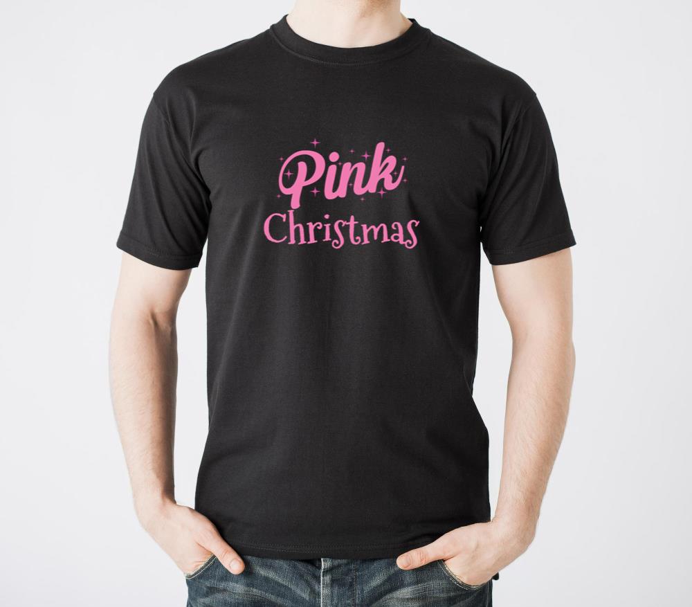 Pink Christmas Xmas - Unisex Standard T-Shirt