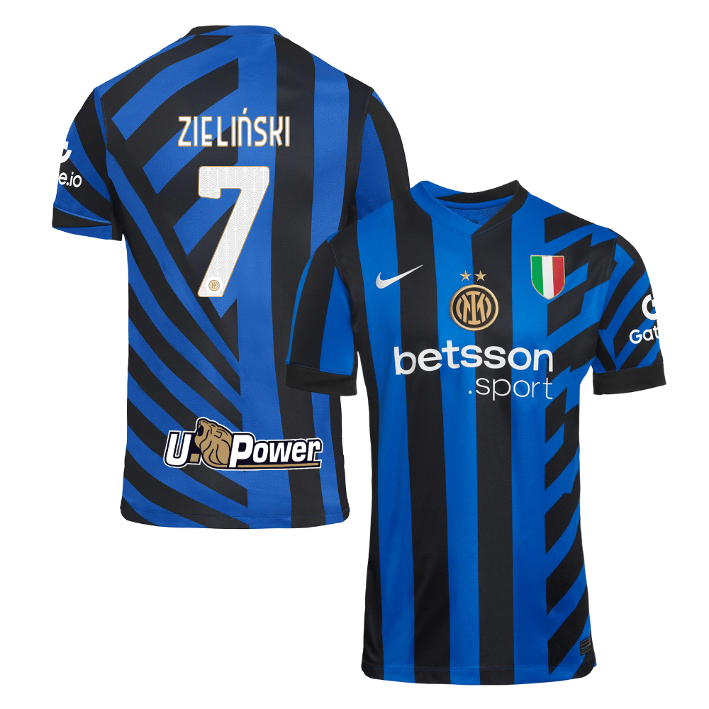 Piotr Zielinski 7 Inter Milan 2024-25 Home Men Jersey - Blue