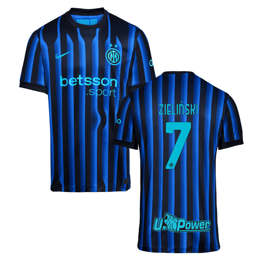 Piotr Zieliski 7 Inter Milan 2025/26 Home Men Jersey - Blue