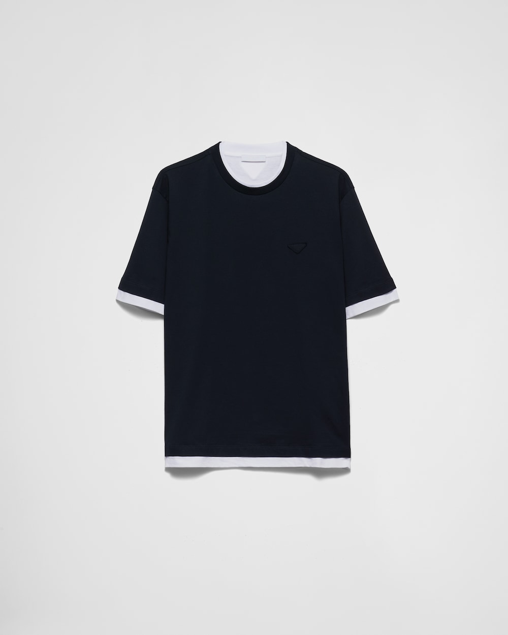 PRADA Cotton T-shirt Navy