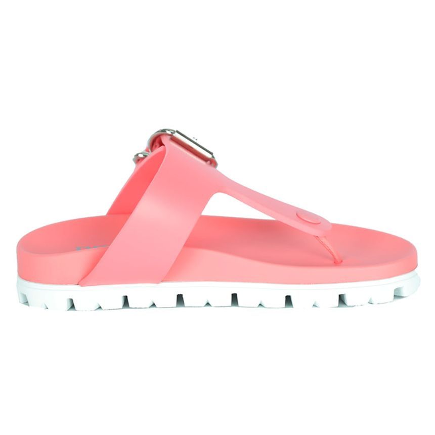 Prada Pink Flip Flop Slide Sandals 1Y876M 3LKV F0638