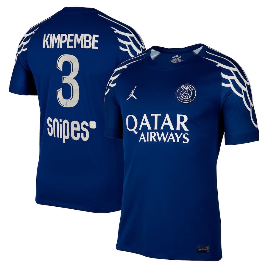 Presnel Kimpembe 3 Paris Saint-Germain 2024/25 Fourth Men Jersey - Dark Blue