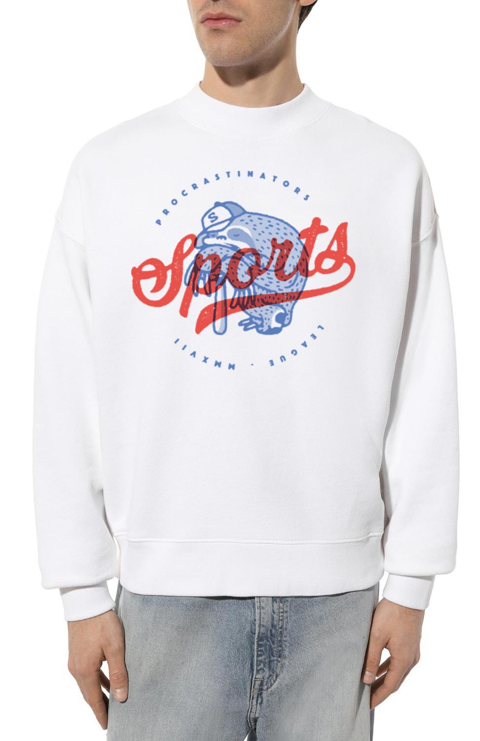 Procrastinators League Baseball Sloth - Unisex Sweatshirt