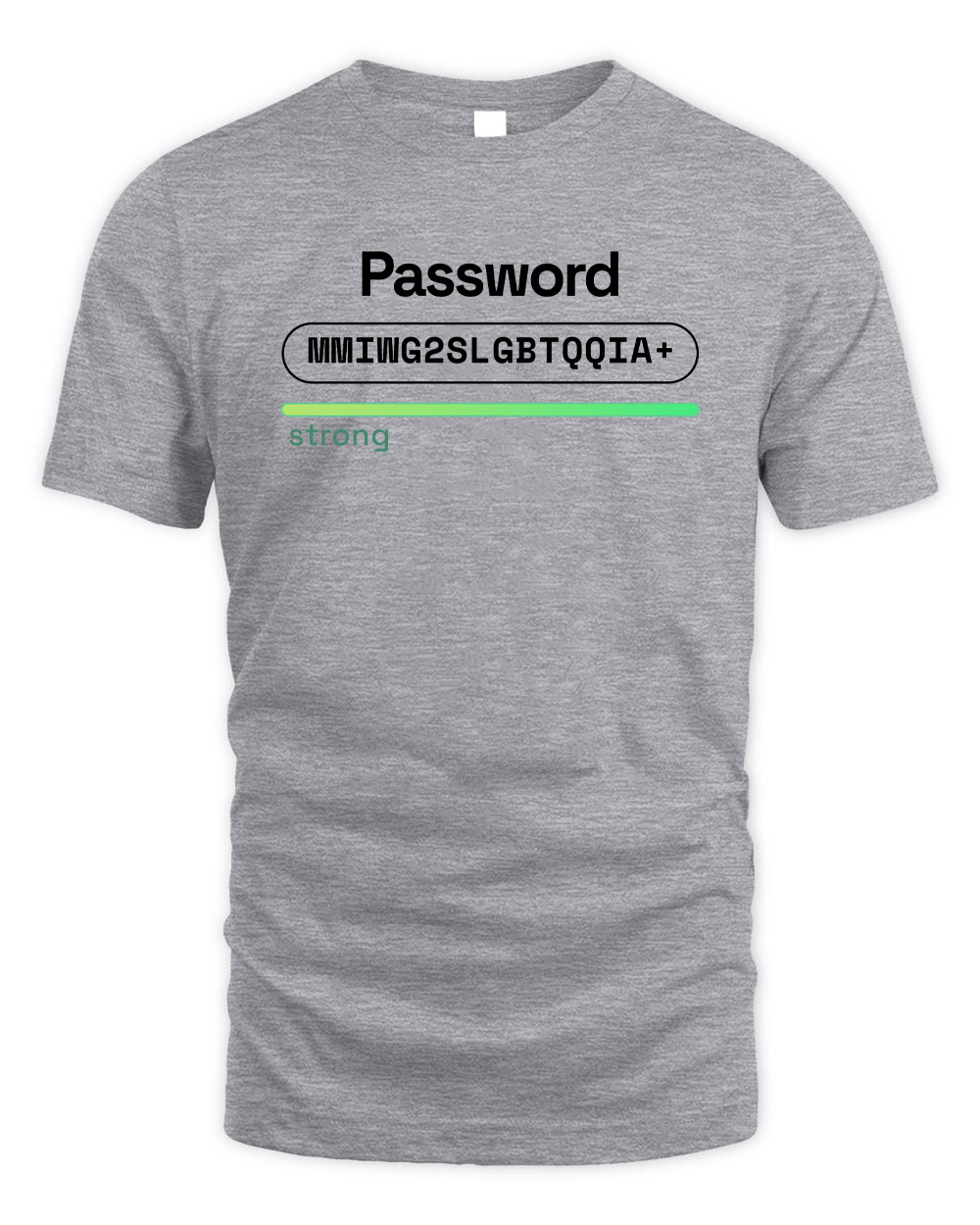 strong password graphic tee