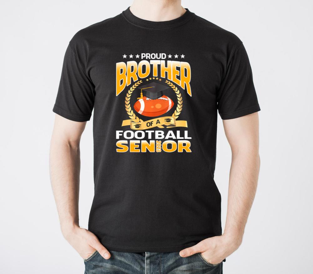 Proud Brother Of A Football Senior 2023 Graduation - Unisex Standard T-Shirt