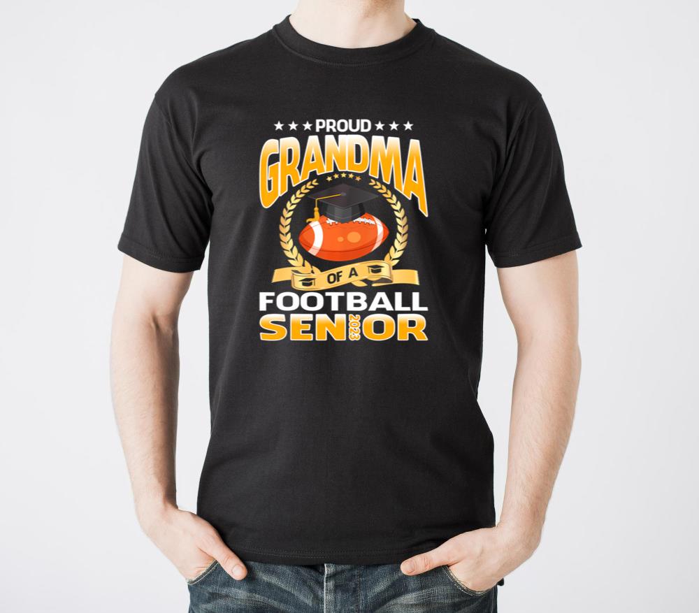 Proud Grandma Of A Football Senior 2023 Graduation - Unisex Standard T-Shirt