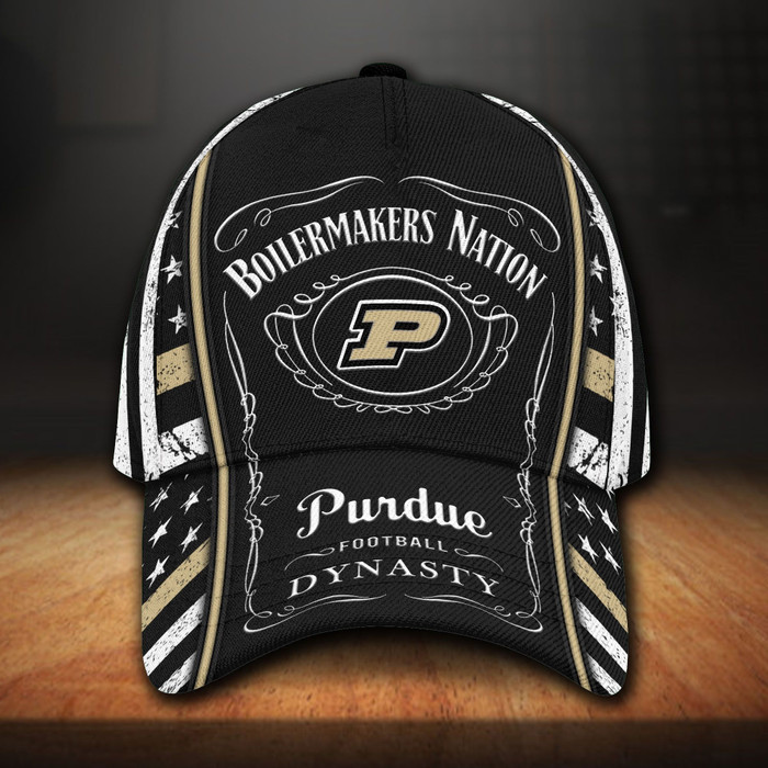 Purdue Boilermakers And Jack Daniel 3D BaseBall Cap CNI626