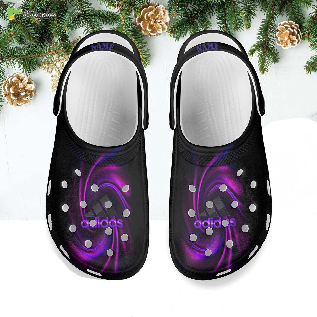 Purple Adidas Crocs Shoes Embrace True Comfort Stylish Clog Design Elegance