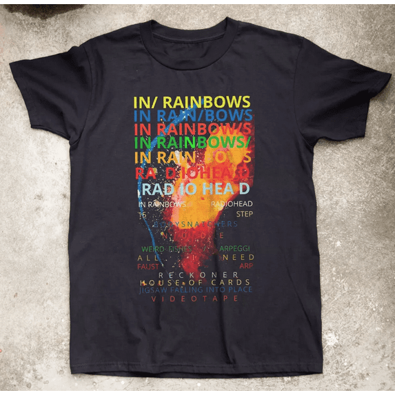 Radiohead In Rainbows Album Black Unisex T-Shirt