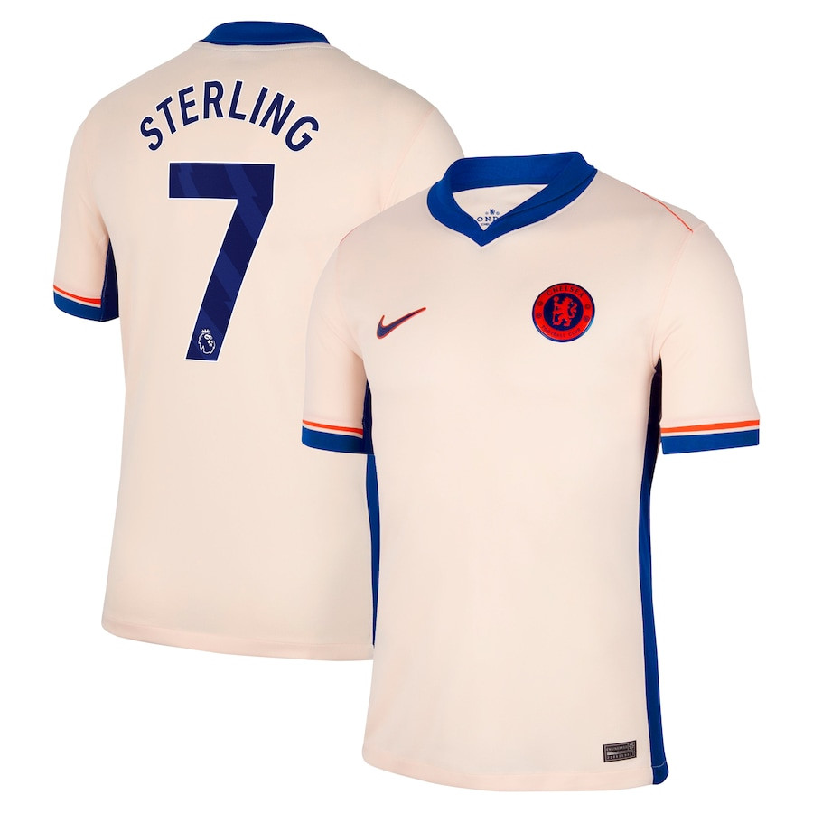 Raheem Sterling 7 Chelsea 2024-25 Away Jersey - Orange