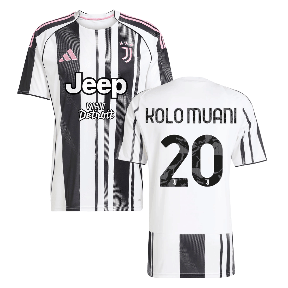 Randal Kolo Muani 20 Juventus 2025-26 Home Men Jersey - White