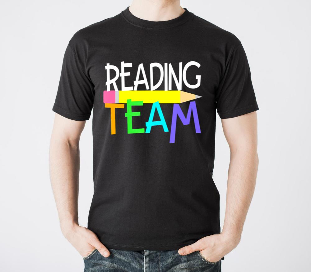 Reading Team Squad Group Teacher Back to School En - Unisex Standard T-Shirt