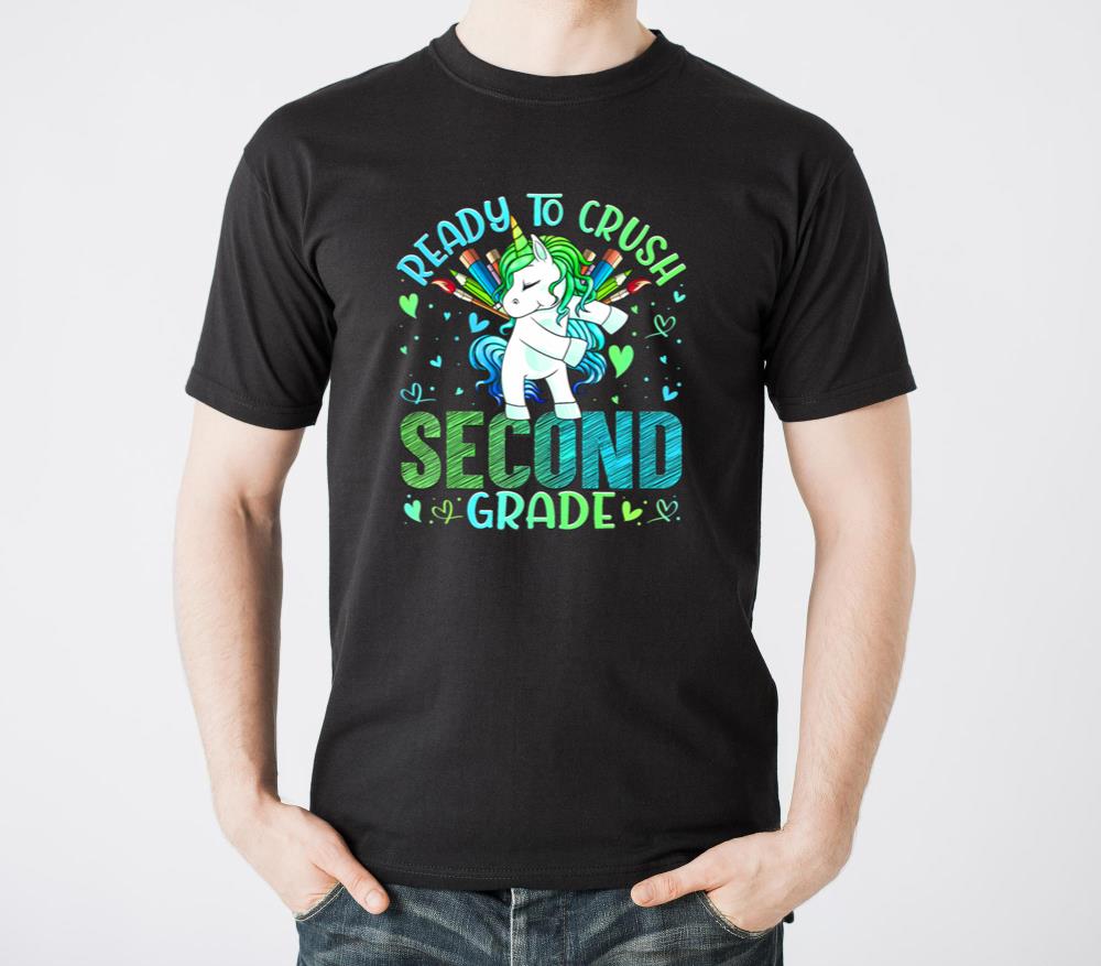 Ready to Crush Second 2nd Grade Back To School Uni - Unisex Standard T-Shirt