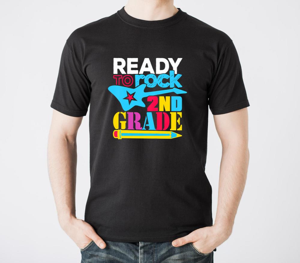 Ready to Rock Second Grade 2nd Grade Back To Schoo - Unisex Standard T-Shirt