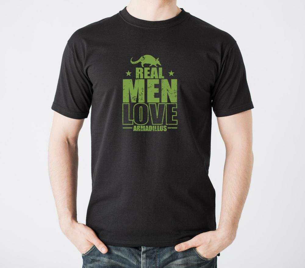 Real Men Love Armadillos Mammal Desert - Unisex Standard T-Shirt