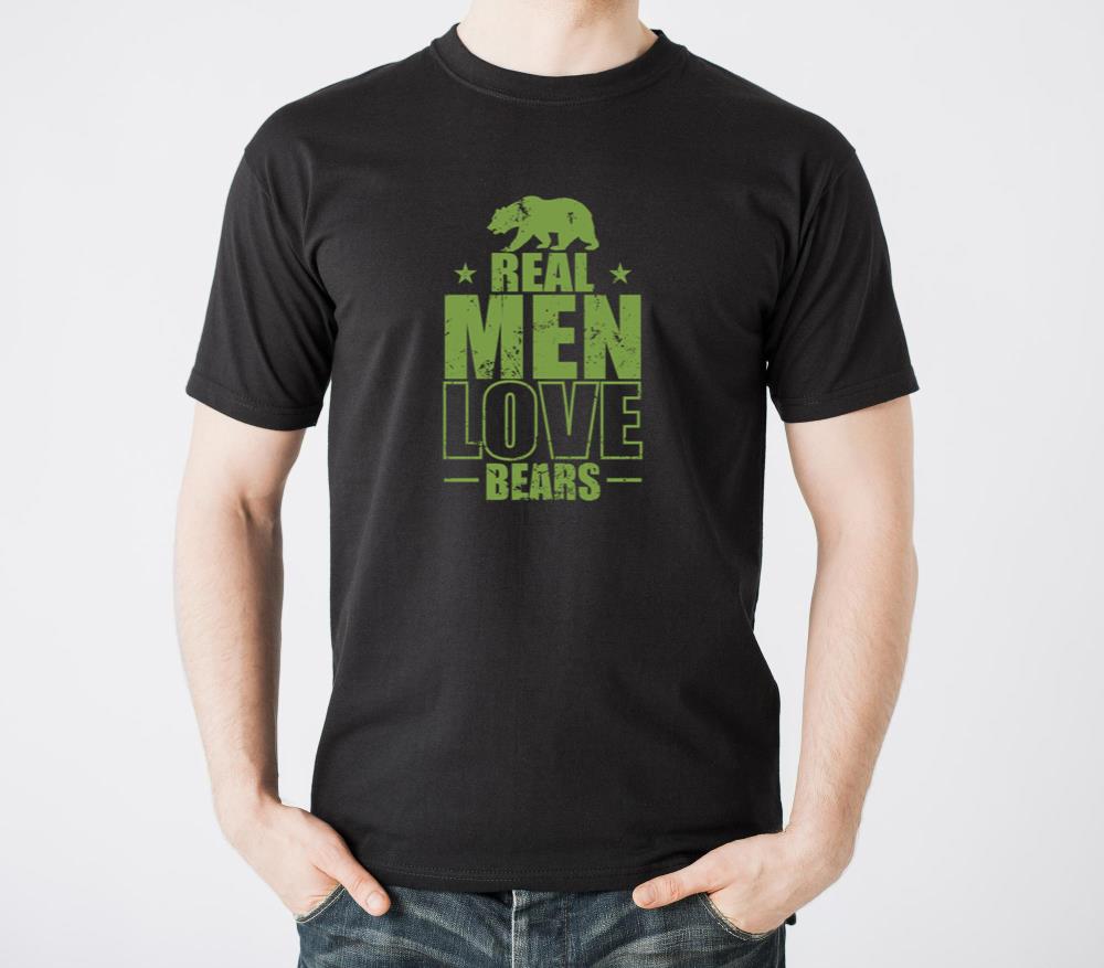 Real Men Love Bears Forest Animal - Unisex Standard T-Shirt