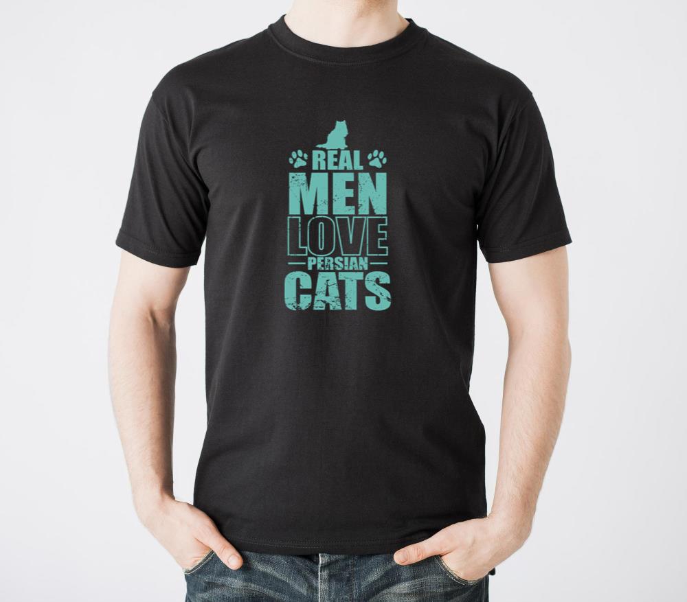 Real Men Love Persian Cats Pet Cat - Unisex Standard T-Shirt