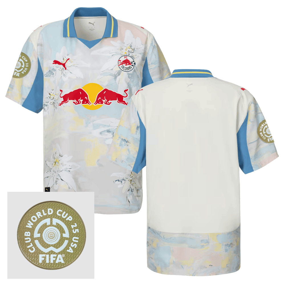 Red Bull Salzburg x KidSuper 2025/26 FIFA Club World Cup 25 USA Patch Men Jersey - Beige