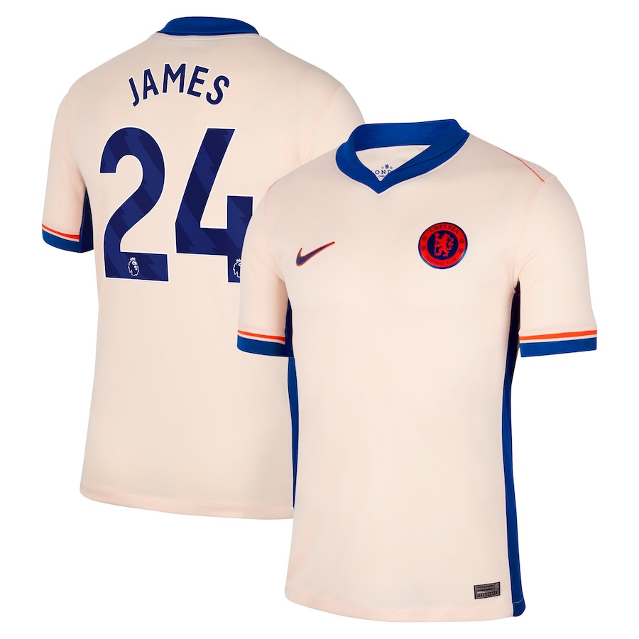 Reece James 24 Chelsea 2024-25 Away Jersey - Orange