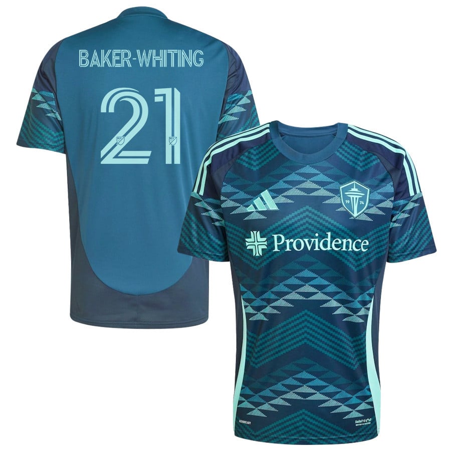 Reed Baker-Whiting 21 Seattle Sounders FC 2025 The Salish Sea Kit Men Jersey - Blue