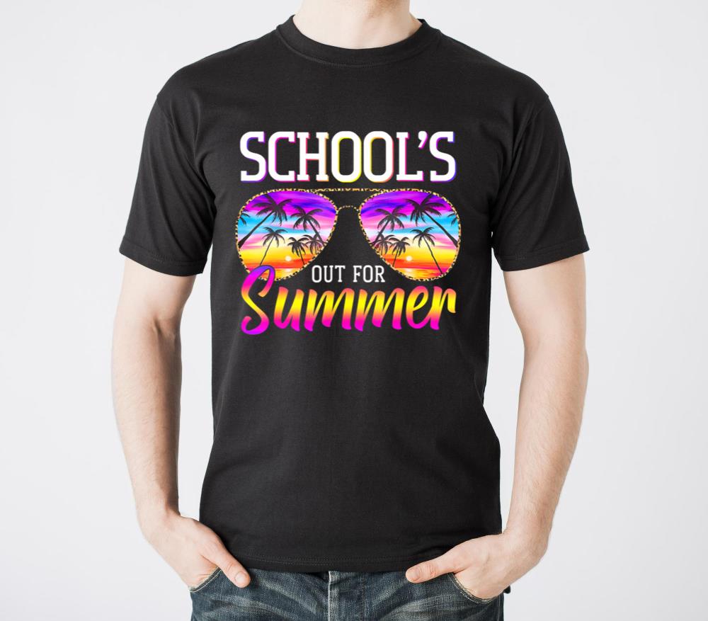 Retro Last Day Of School Schools Out For Summer Te1 - Unisex Standard T-Shirt