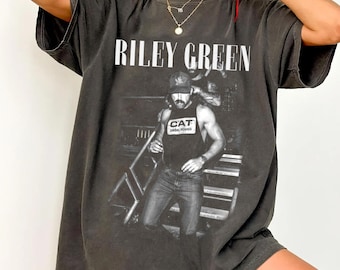 Riley Green Shirt Vintage Graphic Tee Riley Green T-Shirt Retro Gift For Women And Man Unisex