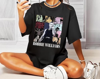 Robbie-Williams. | Trendy Tshirt | Music Hydee Park. Shirt, Robbie Concert 2025 Uk Tour, Unisex Graphic Tee, Gifts For Her Him Fan