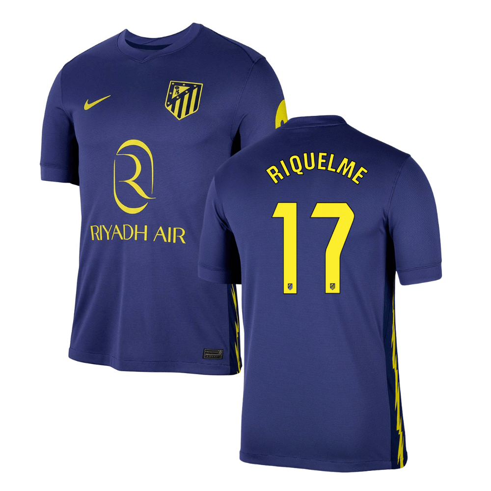 Rodrigo Riquelme 17 Atletico de Madrid 2025-26 Away Match Jersey - Navy