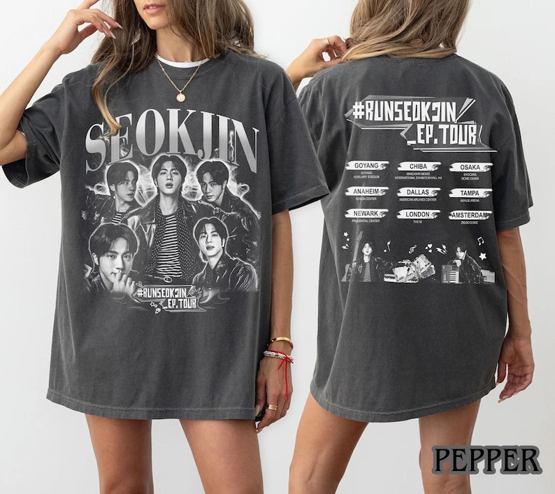 Run Seokjin Ep Jin Echo Album Tour 2025 T-Shirt