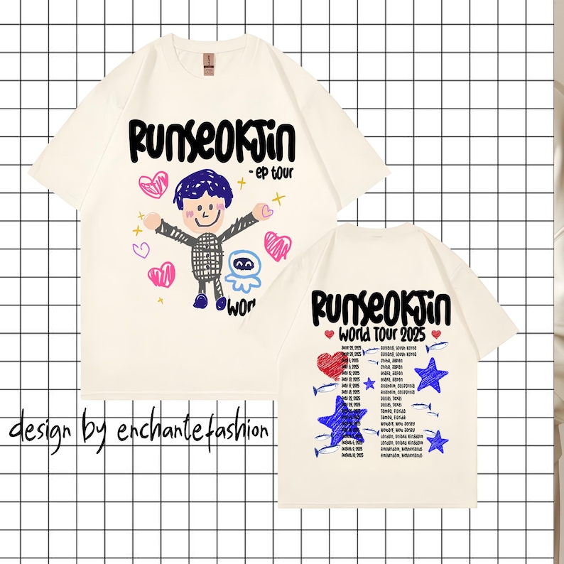 Runseokjin Ep Tour Shirt, Supertuna Jin T-Shirt, Jin Dont Say You Love Me Tour 2025 Shirt