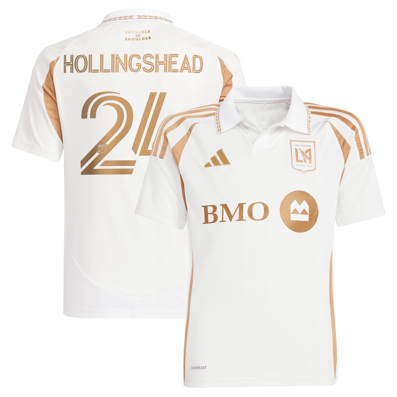 Ryan Hollingshead LAFC Youth 2025 Secondary Replica Player Jersey - White