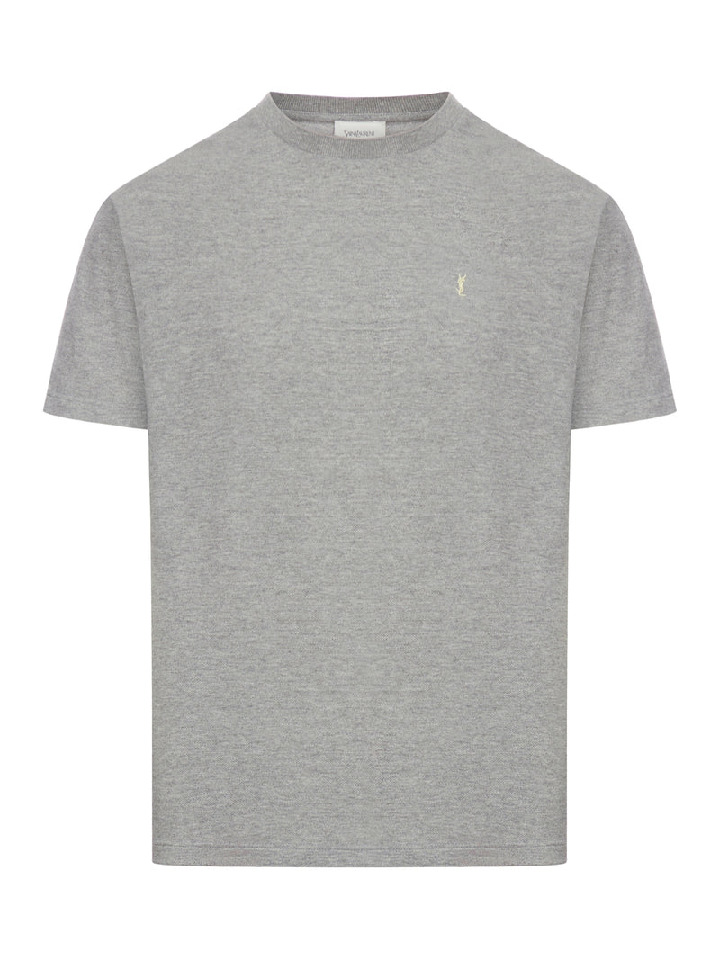 Saint Laurent CASSANDRE T-SHIRT IN PIQUe