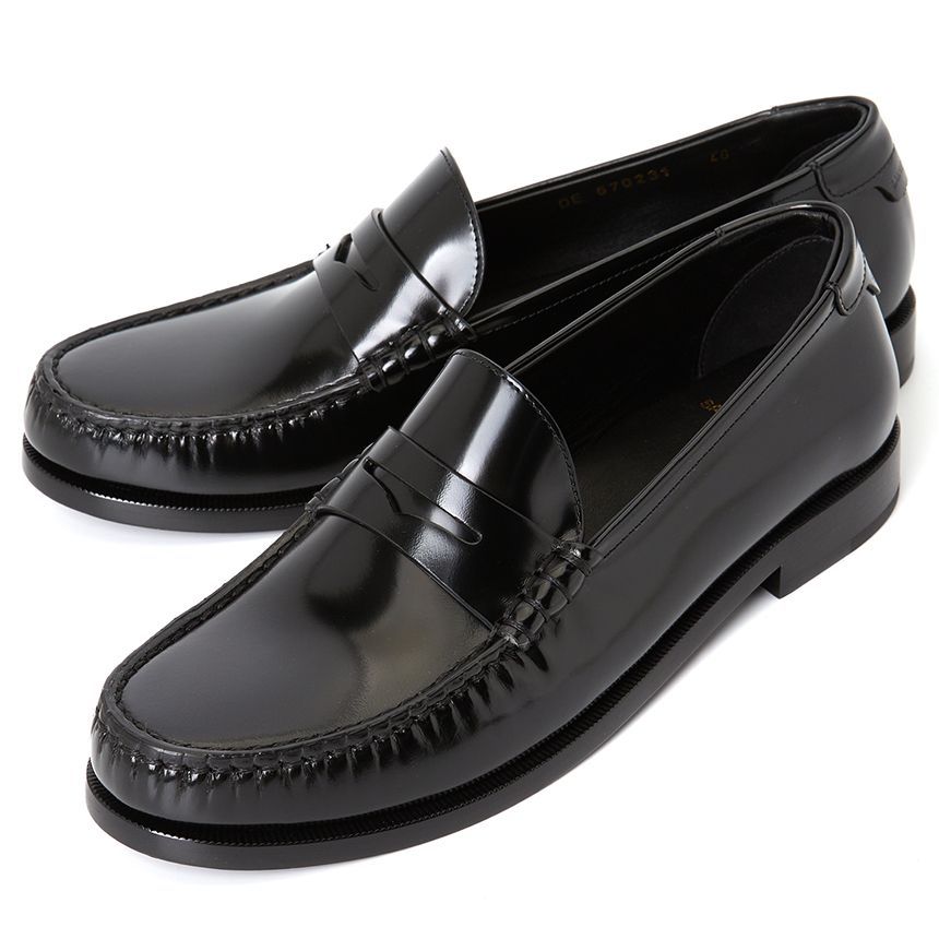 Saint Laurent Monogram Penny Men's Loafer 670231 AAA7R 1000