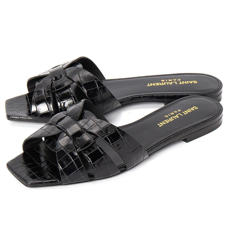 Saint Laurent Women's Slippers 572761 1YQ00 1000