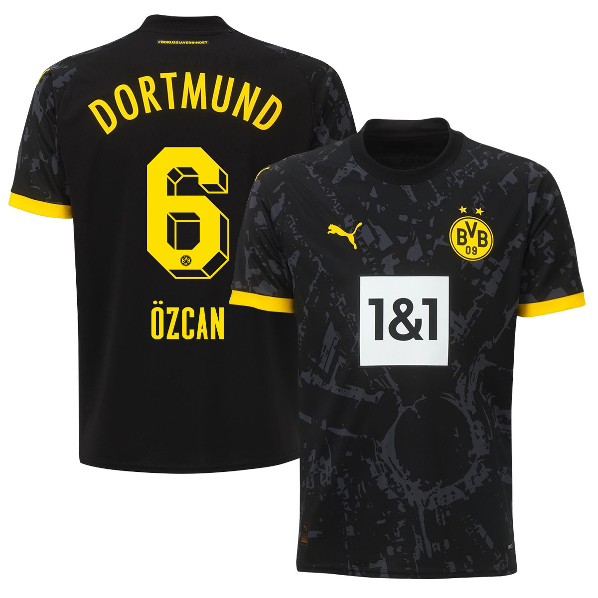 Salih Ozcan 6 Borussia Dortmund 2023-24 Away Jersey - Black