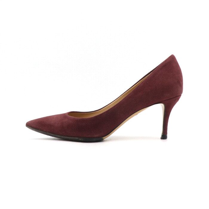 Salvatore Ferragamo Purple Suede Pumps Women's Shoes ZX10287 aa50066