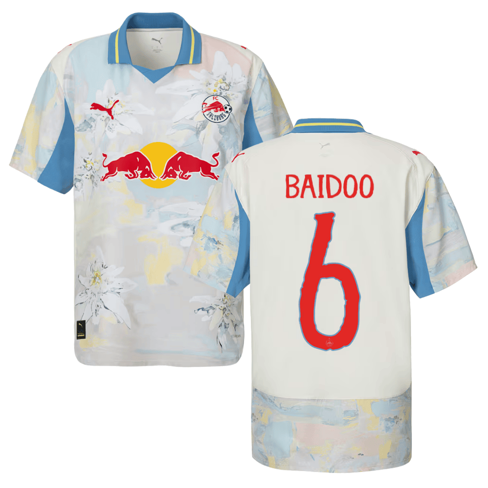 Samson Baidoo 6 Red Bull Salzburg x KidSuper 2025/26 Men Jersey - Beige