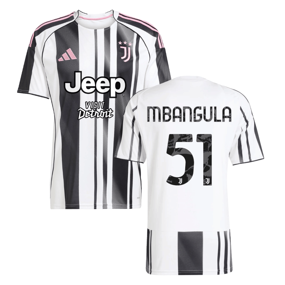 Samuel Mbangula 51 Juventus 2025-26 Home Men Jersey - White