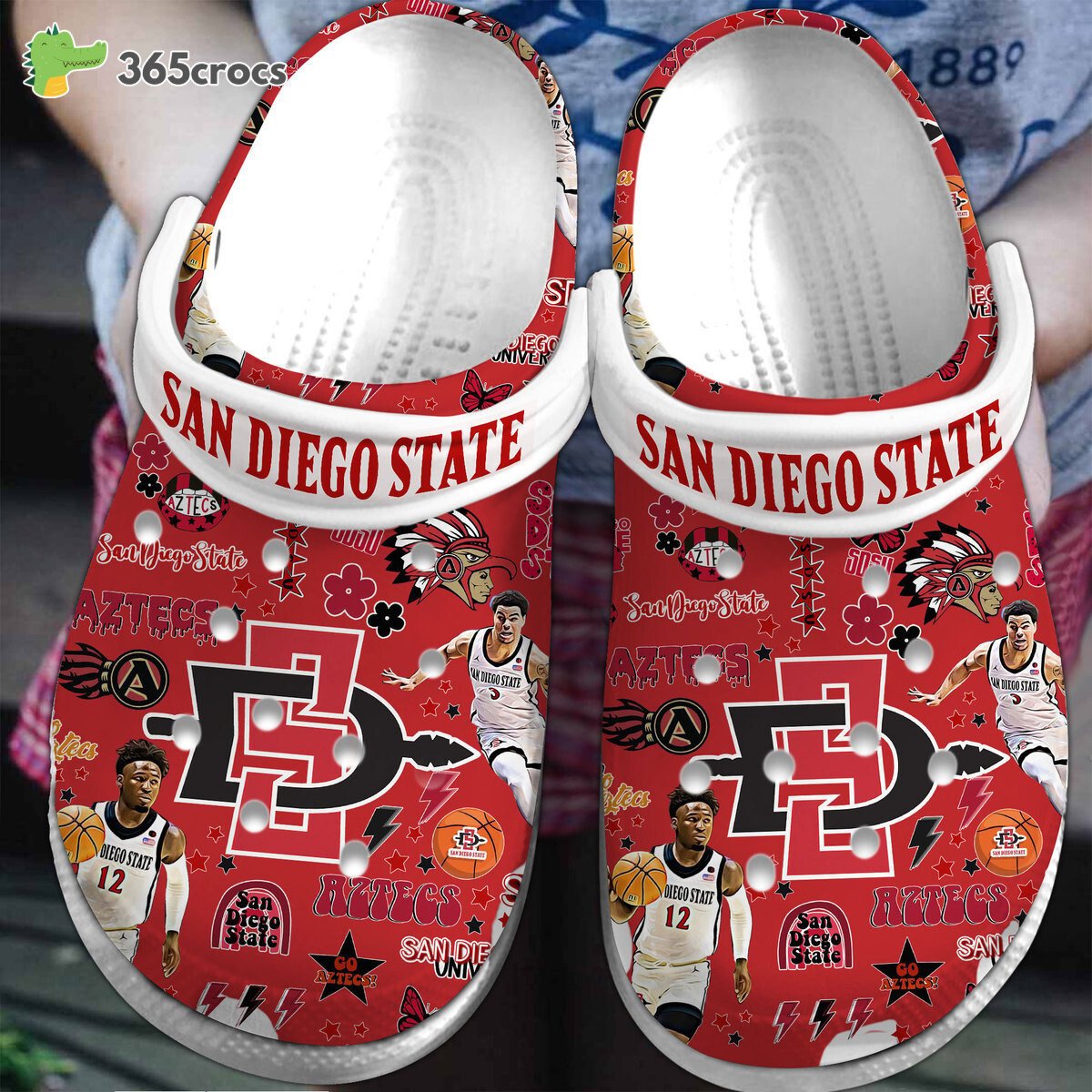 San Diego State Aztecs Sport Crocs Comfortable