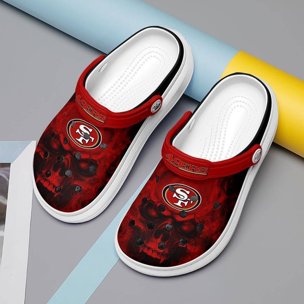 San Francisco 49Ers Comfortable Water Shoes Crocs Clog Aqua Footwear Elegant Choice