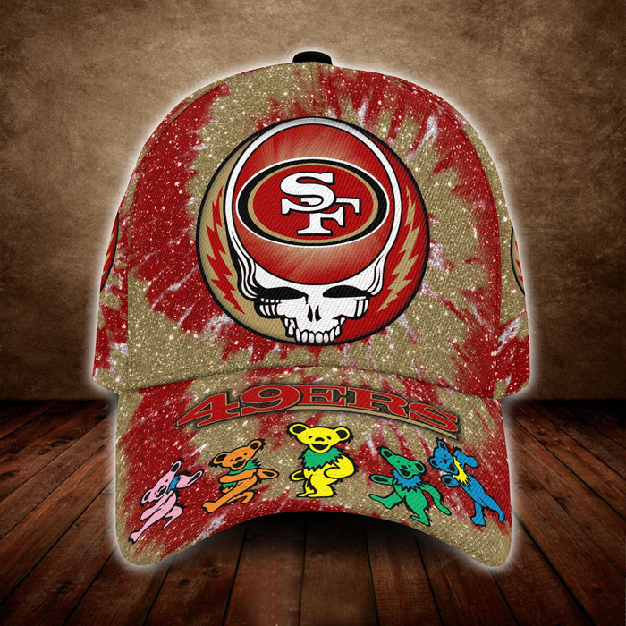 San Francisco 49ers x Grateful Dead 3D Classic Baseball Cap CNI1328