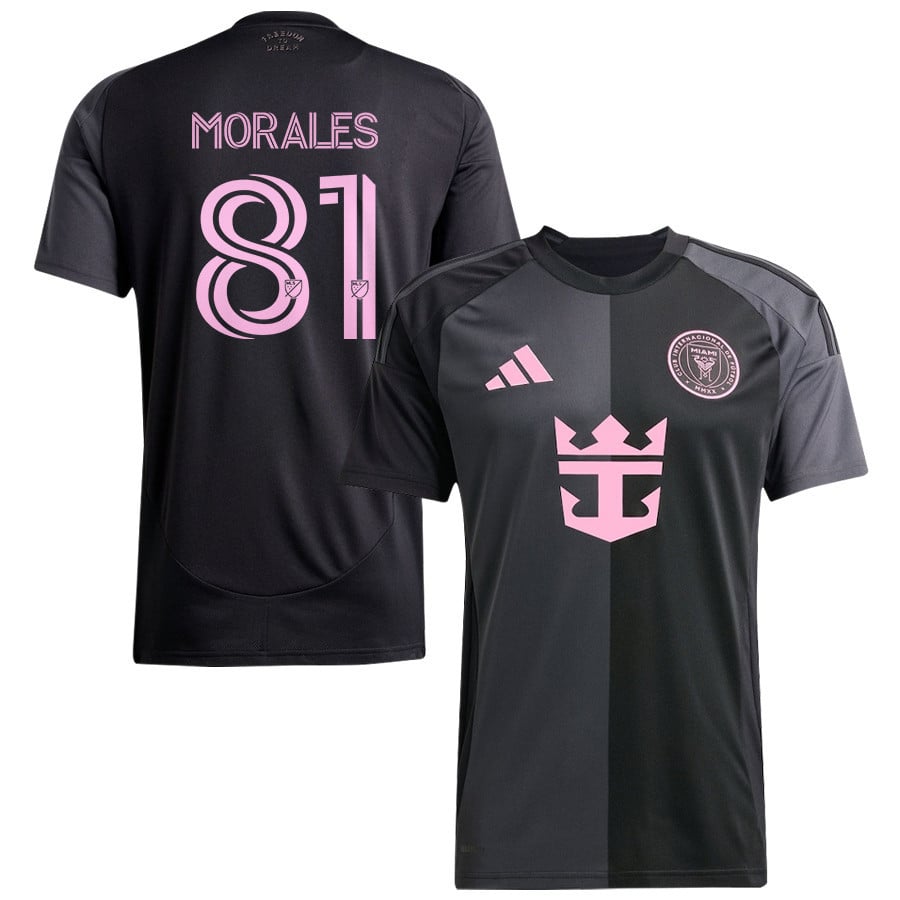 Santiago Morales 81 Inter Miami CF 2025 The Fortitude Kit Men Jersey - Black