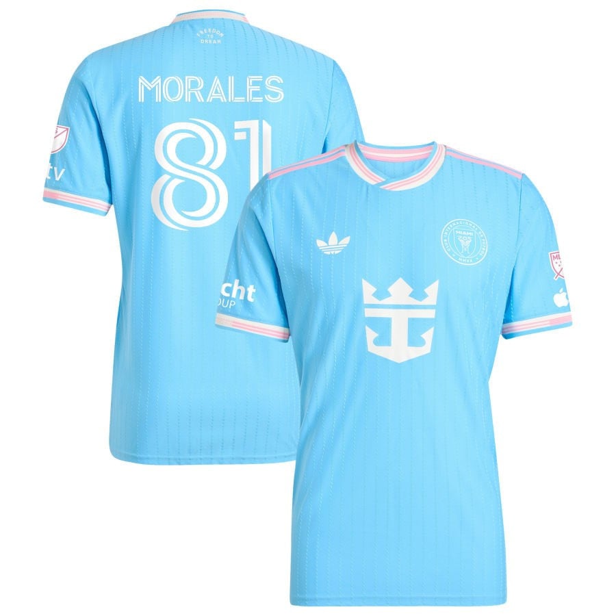 Santiago Morales 81 Inter Miami CF Originals 2025 Third Men Jersey - Blue
