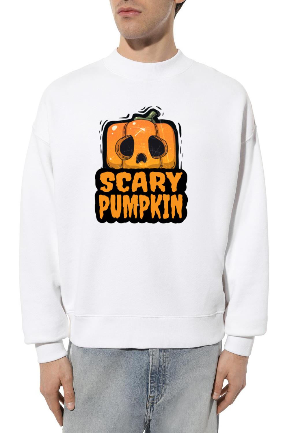 Scary Pumpkin Halloween - Unisex Sweatshirt