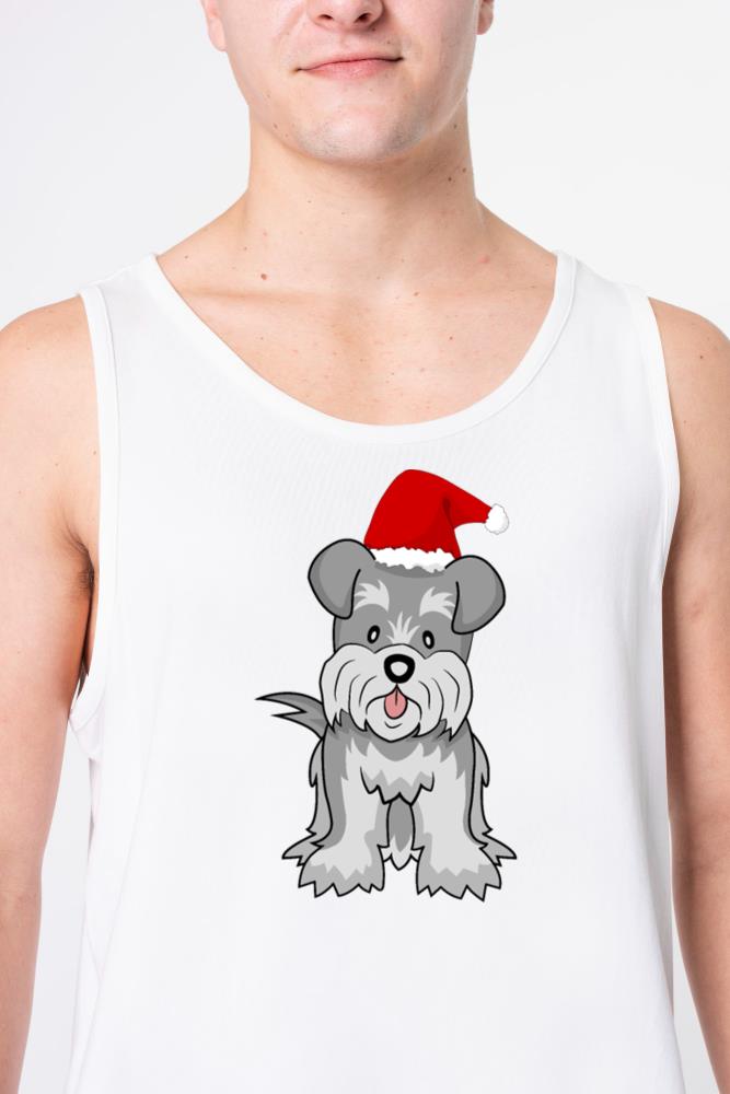 Schnauzer Christmas Shirt Gift Dog Lover - Unisex Tank Top