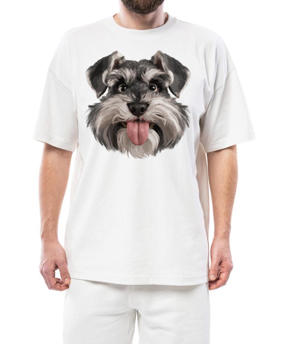 Schnauzer Dog for a Schnauzer Lover_1 - Unisex Standard T-Shirt