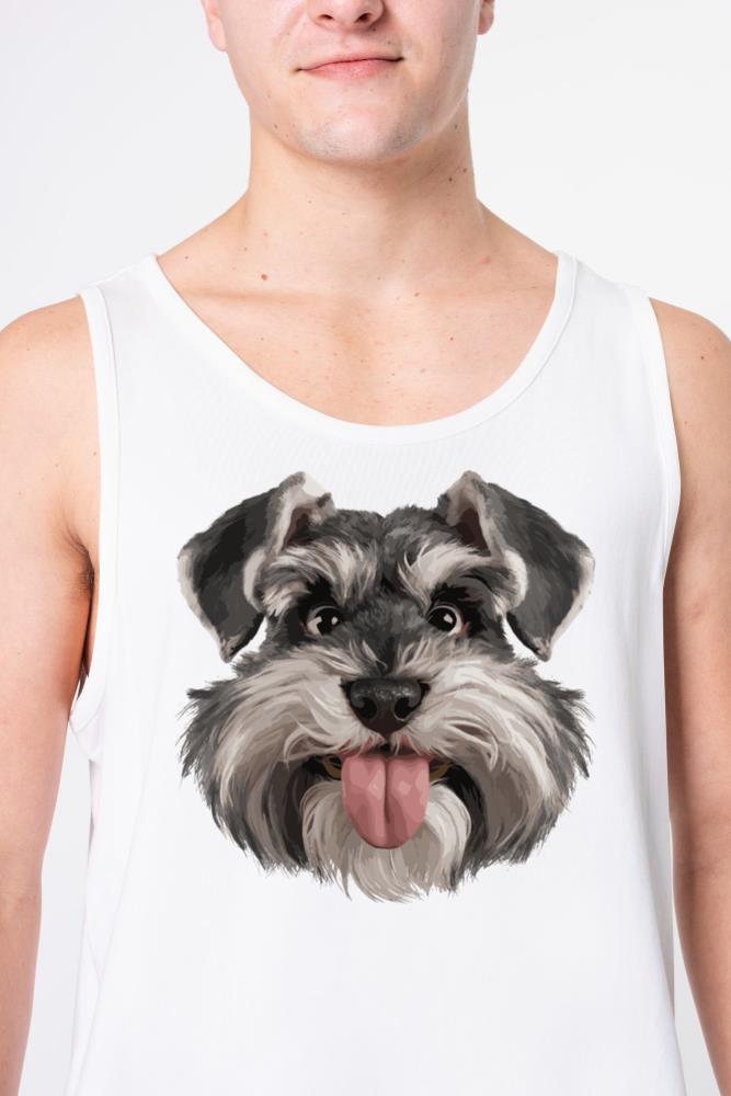 Schnauzer Dog for a Schnauzer Lover_1 - Unisex Tank Top