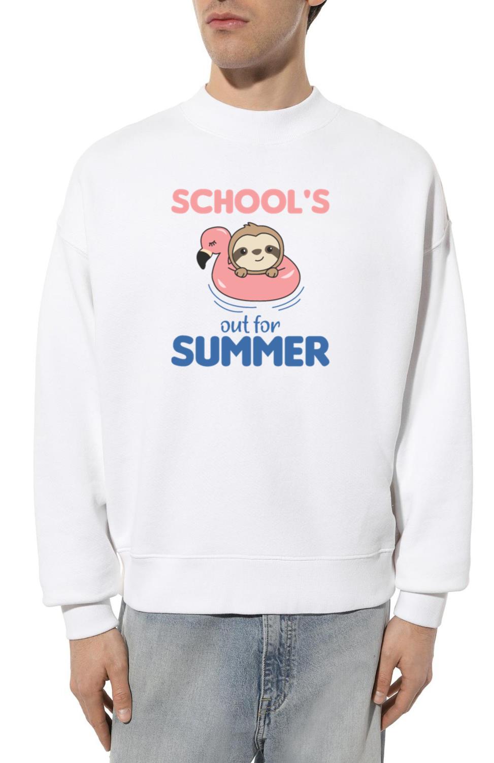 Schools Out For Summer Sloth Funny Animals - Unisex Sweatshirt