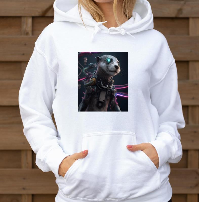 Science Fiction Evolved Animal Robot Otter - Unisex Hoodie